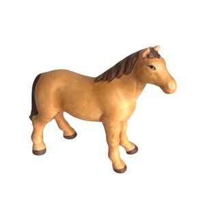 Vintage 1993 Geo Z Lefton Colonial Christmas Village Horse Figurine #00962 Disco